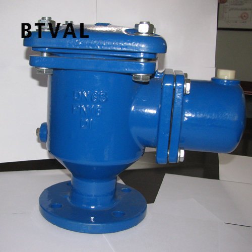 Flange exhaust valve