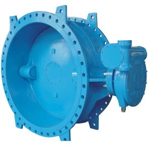 Flanged double eccentric butterfly valve