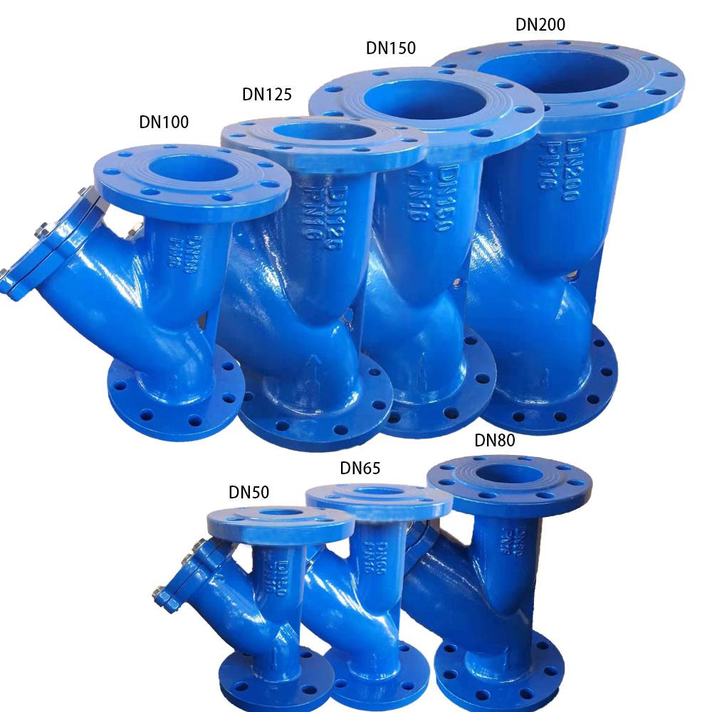 DIN F1 DN15-DN600 Ductile iron Y Strainer