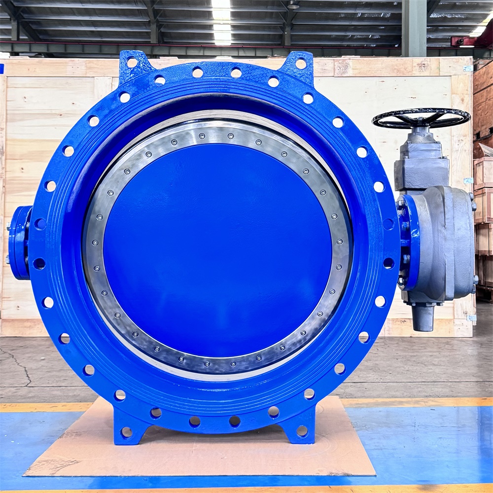 DN1000 Flanged double eccentric butterfly valve